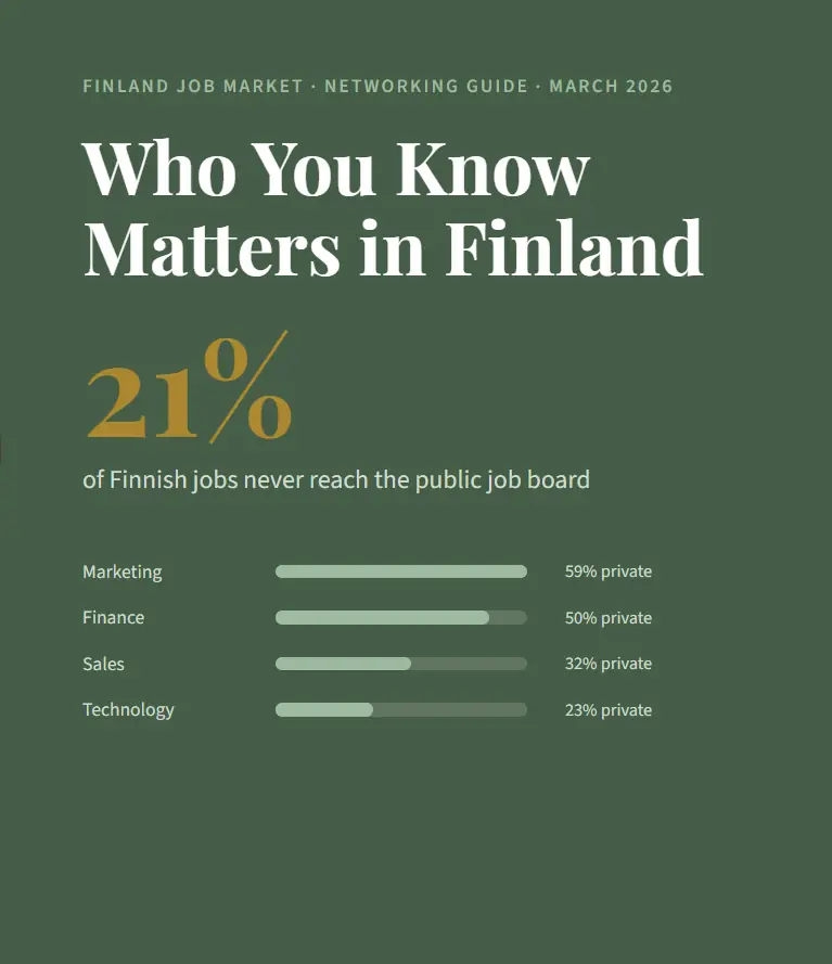 Hidden job market and networking in Finland